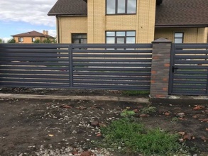 Забор жалюзи 72 метра фото в Свердловском